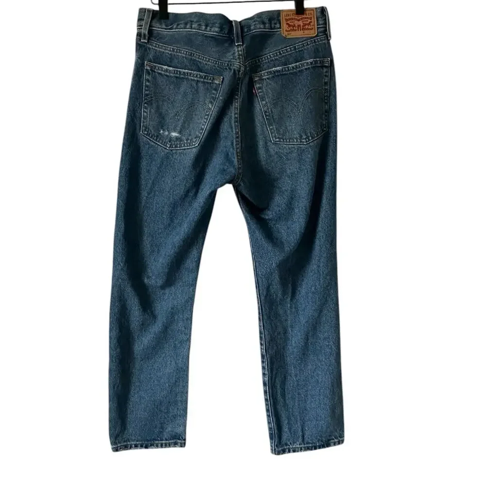 Levi's 501 Distressed Jeans size 28 x 26 - Picture 4 of 10